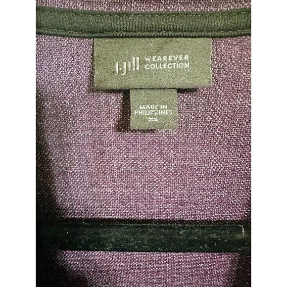 J Jill Wearever Collection Open Long Cardigan Sweater in Houndstooth Size XS - Picture 4 of 5